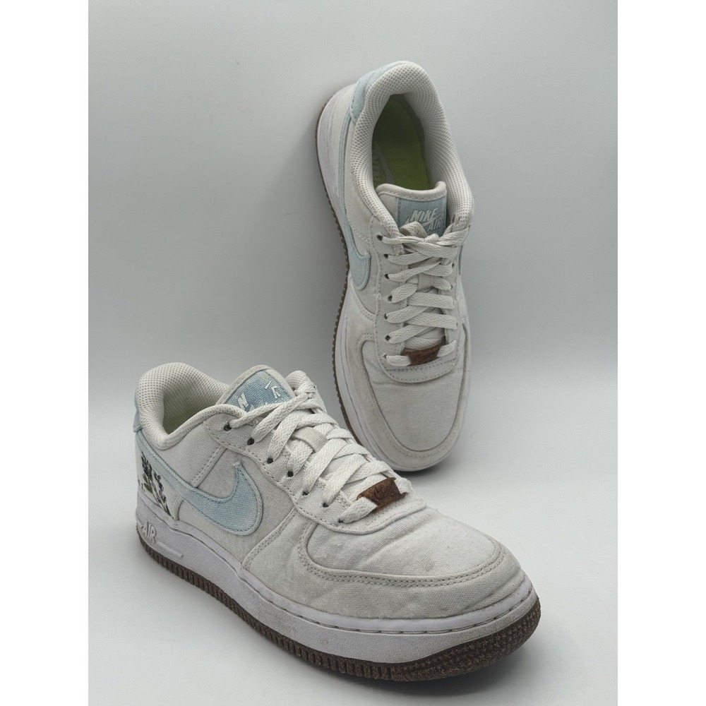 Nike Air Force 1 '07 SE Indigo Women's Size 6 Girls CZ0269-100 Sneakers Shoes - Picture 8 of 12